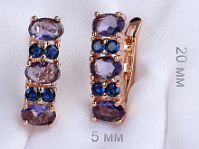 фото Серьги  fallon - (артикул - 18e01770-FF8347)