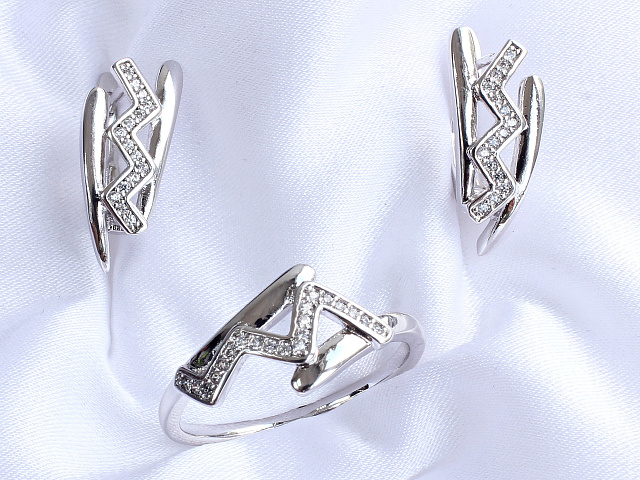 фото Комплект (серьги-кольцо ) - (артикул - ffks00600-ZZ1306)